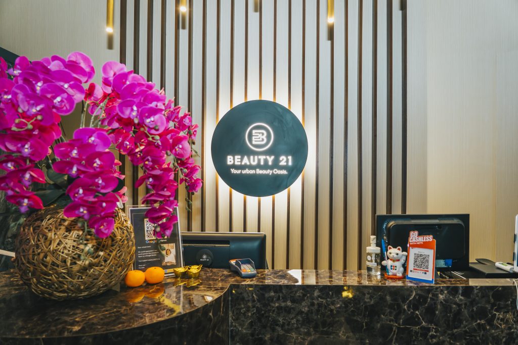 beauty 21 shop front